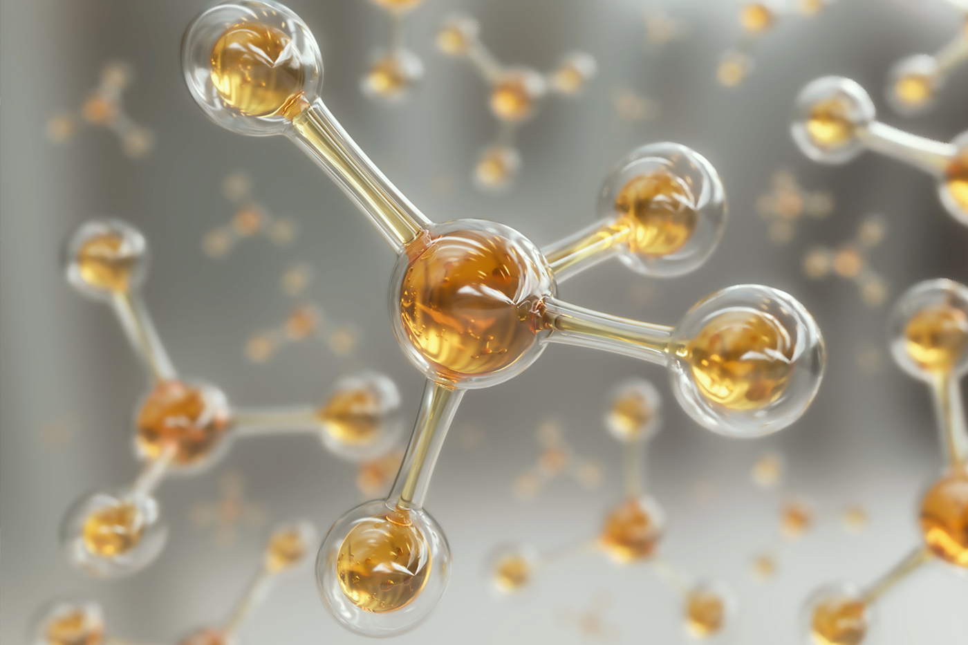 photo represntation of molecules